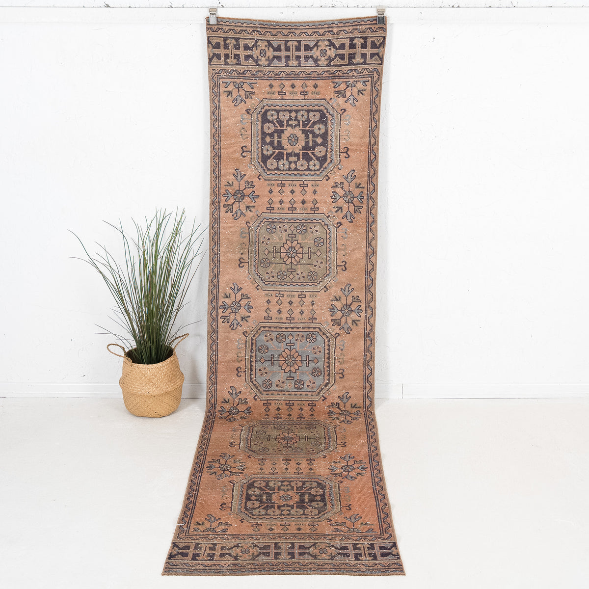 Rosalba - Vintage Turkish Runner Rug