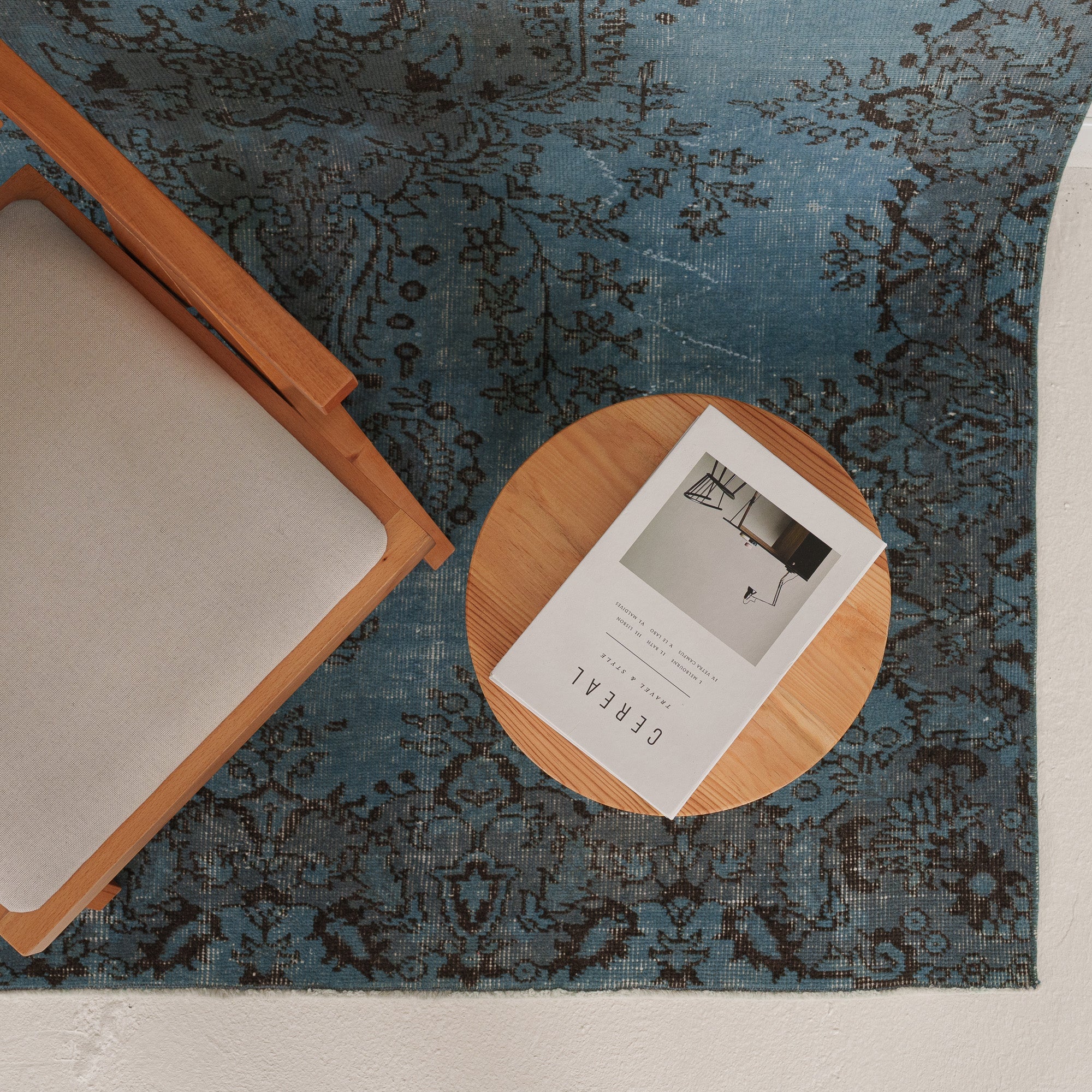 Oriental Blue Area Rug