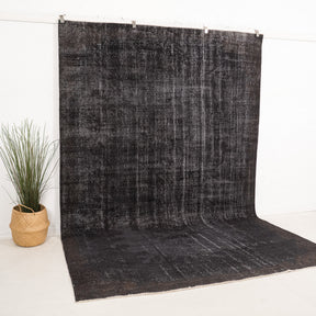 Black and Gray Area Wool Rug