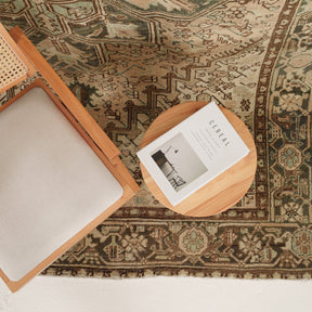 Antiquewashed Beige Area Rug