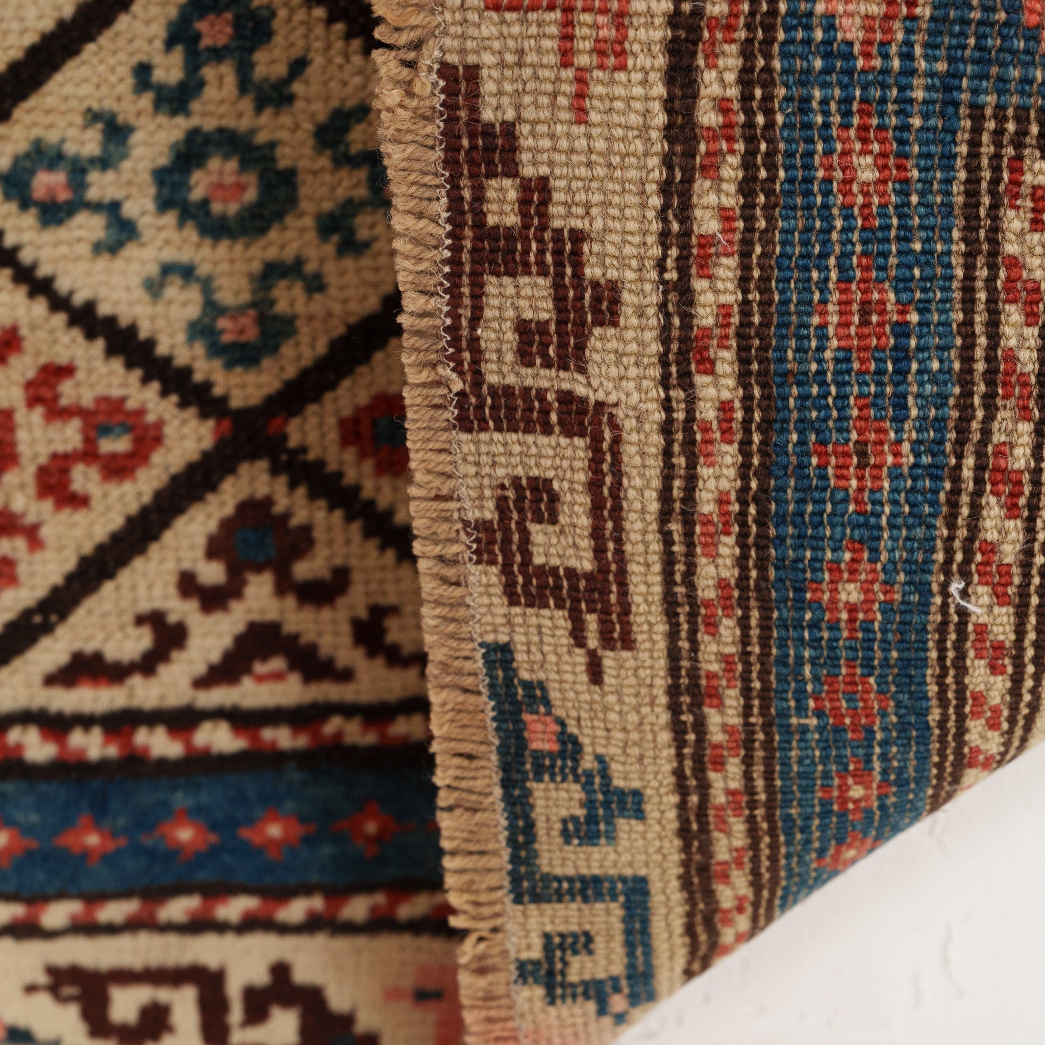 3' x 5' - Vintage Persian Small Rug, Beige - Brigid | Kuden Rugs