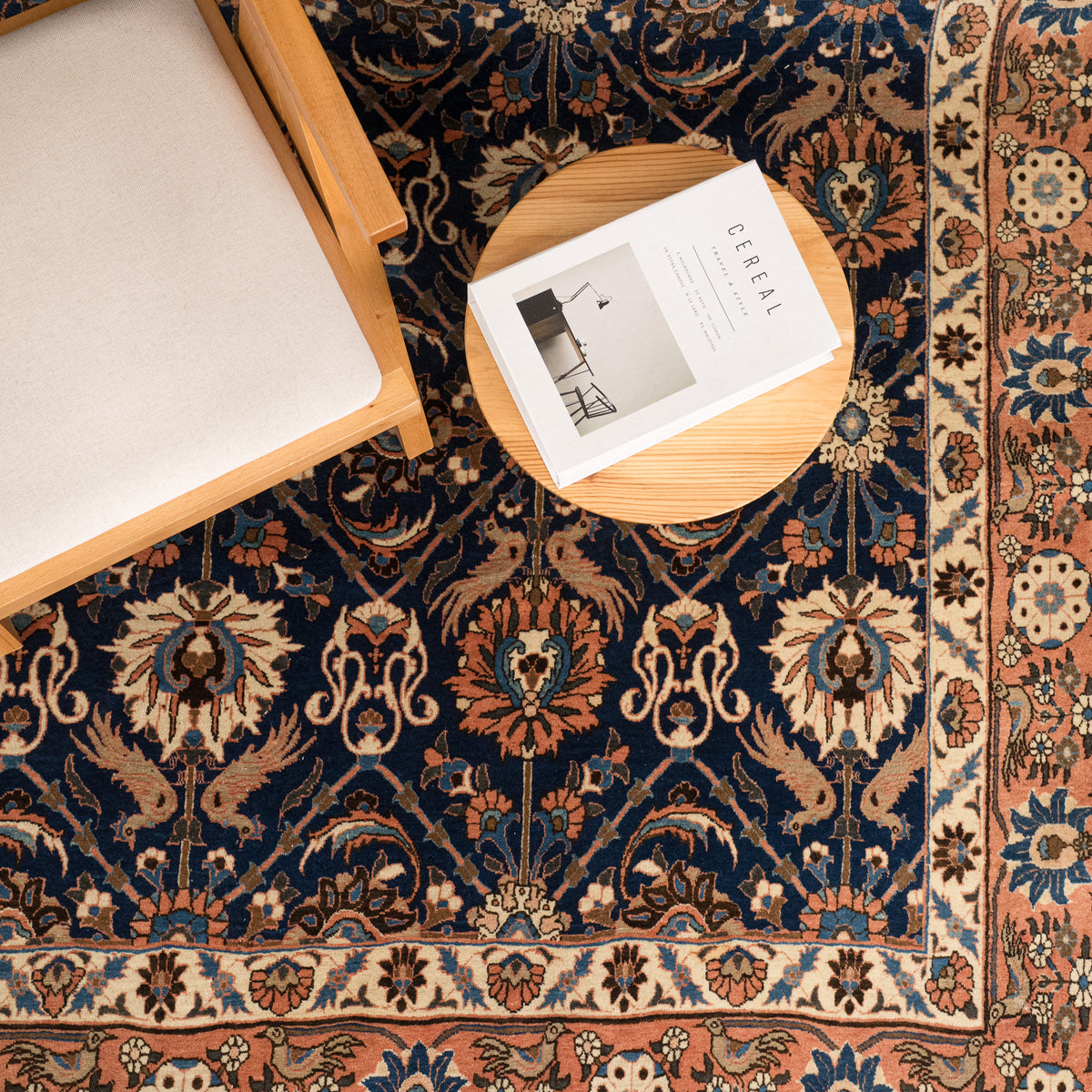 Oriental Blue Area Rug