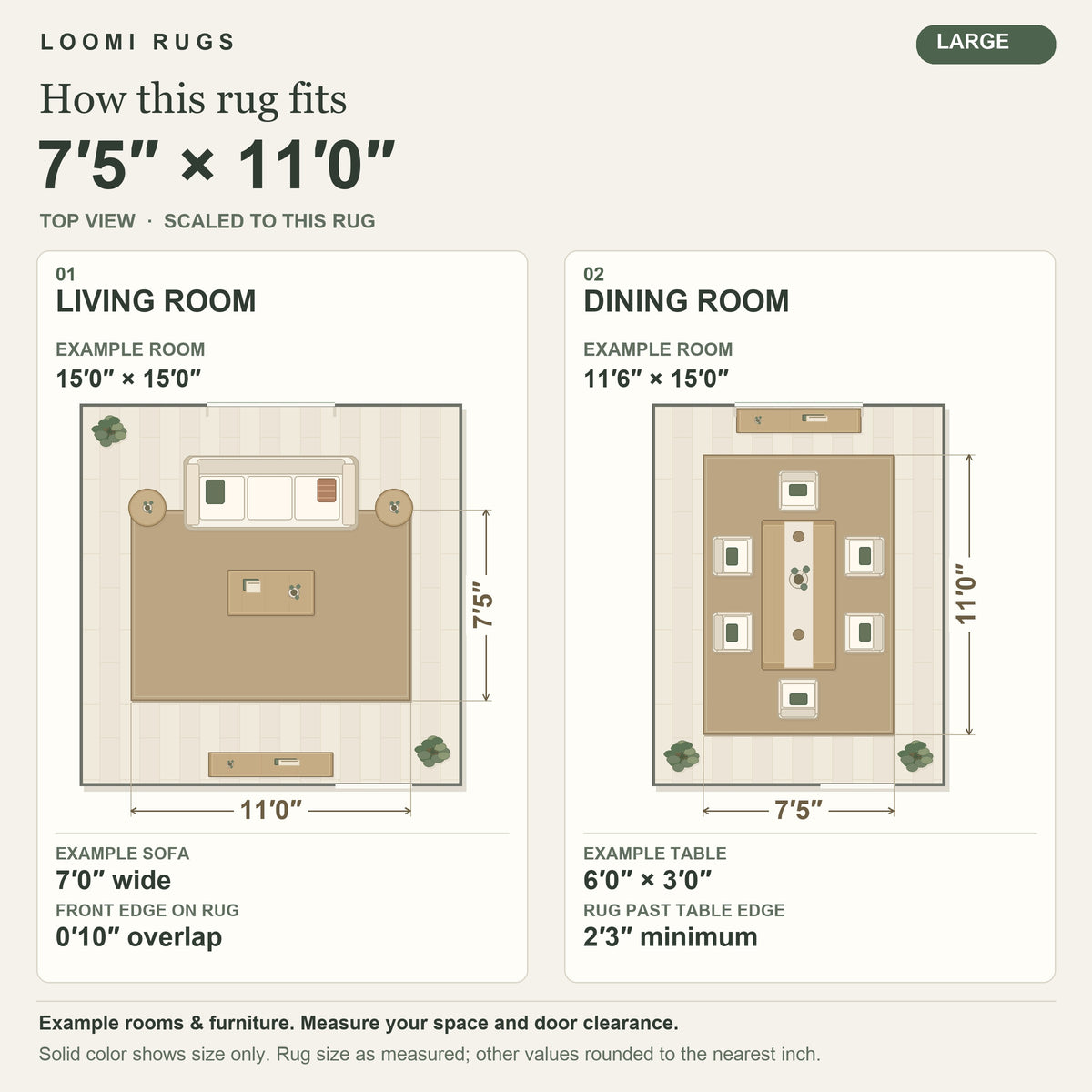 7x11 Rug Size Guide