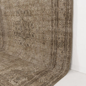 Authentic 7x10 area rug from persian, in subtle brown tones