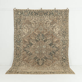 brown vintage 6x9 area rug - perfect for the living room, bedroom, dining room