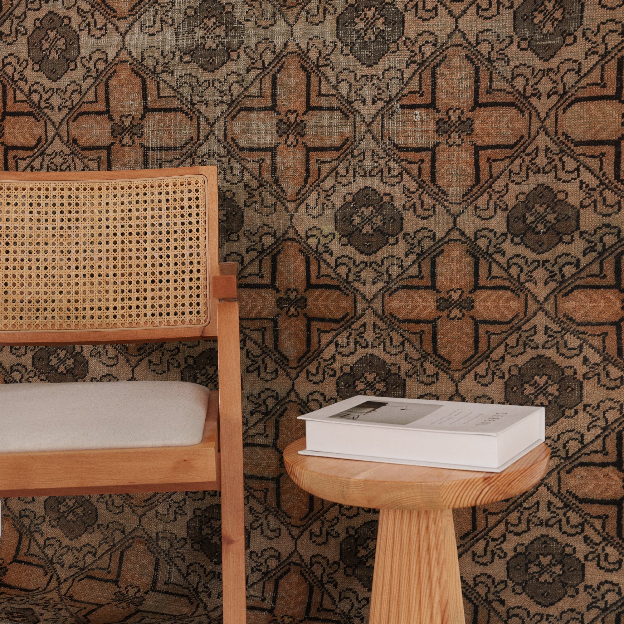 Oriental Orange Area Rug