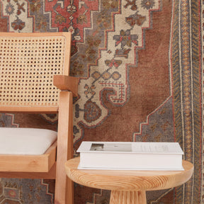 Antiquewashed Brown Area Rug