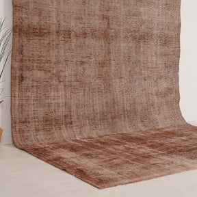 Orange and  Area Wool Rug