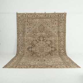 beige vintage 8x11 area rug - perfect for the living room, bedroom, office, entryway, kitchen