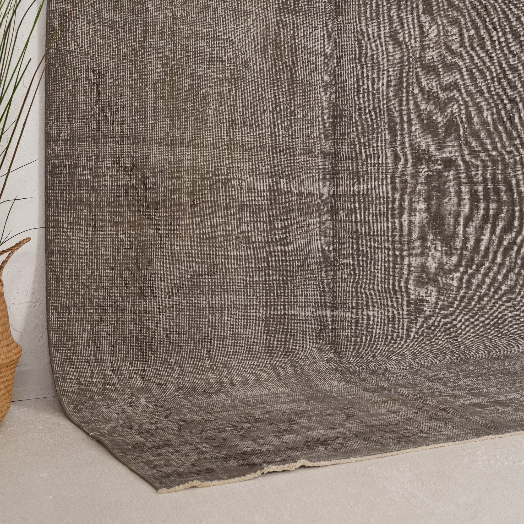 Gray and  Area Wool Rug