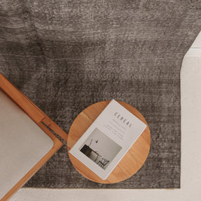 Overdyed Gray Area Rug
