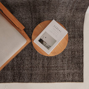 Overdyed Gray Area Rug