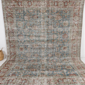 Handmade 8x11 area rug in , ideal for a cozy living room, bedroom, office, dining room, entryway