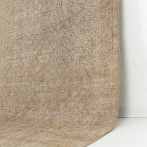 Authentic 7x11 area rug from persian, in subtle beige tones