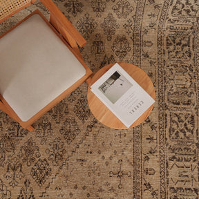 Antiquewashed Beige Area Rug