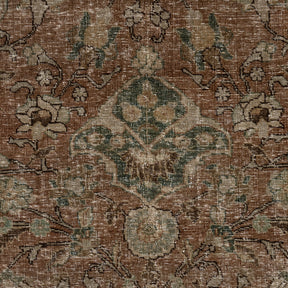 Authentic 7x10 area rug from persian, in subtle brown tones