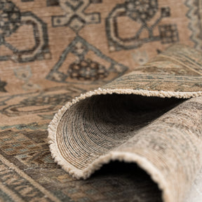 Antiquewashed Beige Runner Rug