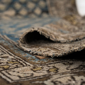 Antiquewashed Blue Runner Rug