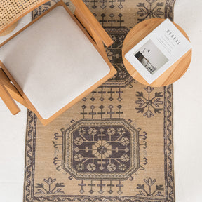 Antiquewashed Beige Runner Rug