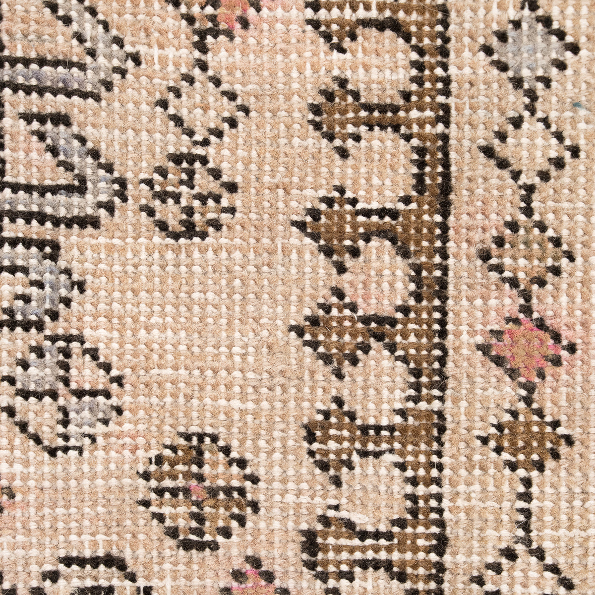 Antiquewashed Beige Runner Rug