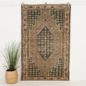 Teldavinda - Vintage Persian Small Rug