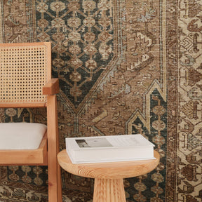 Teldavinda - Vintage Persian Small Rug