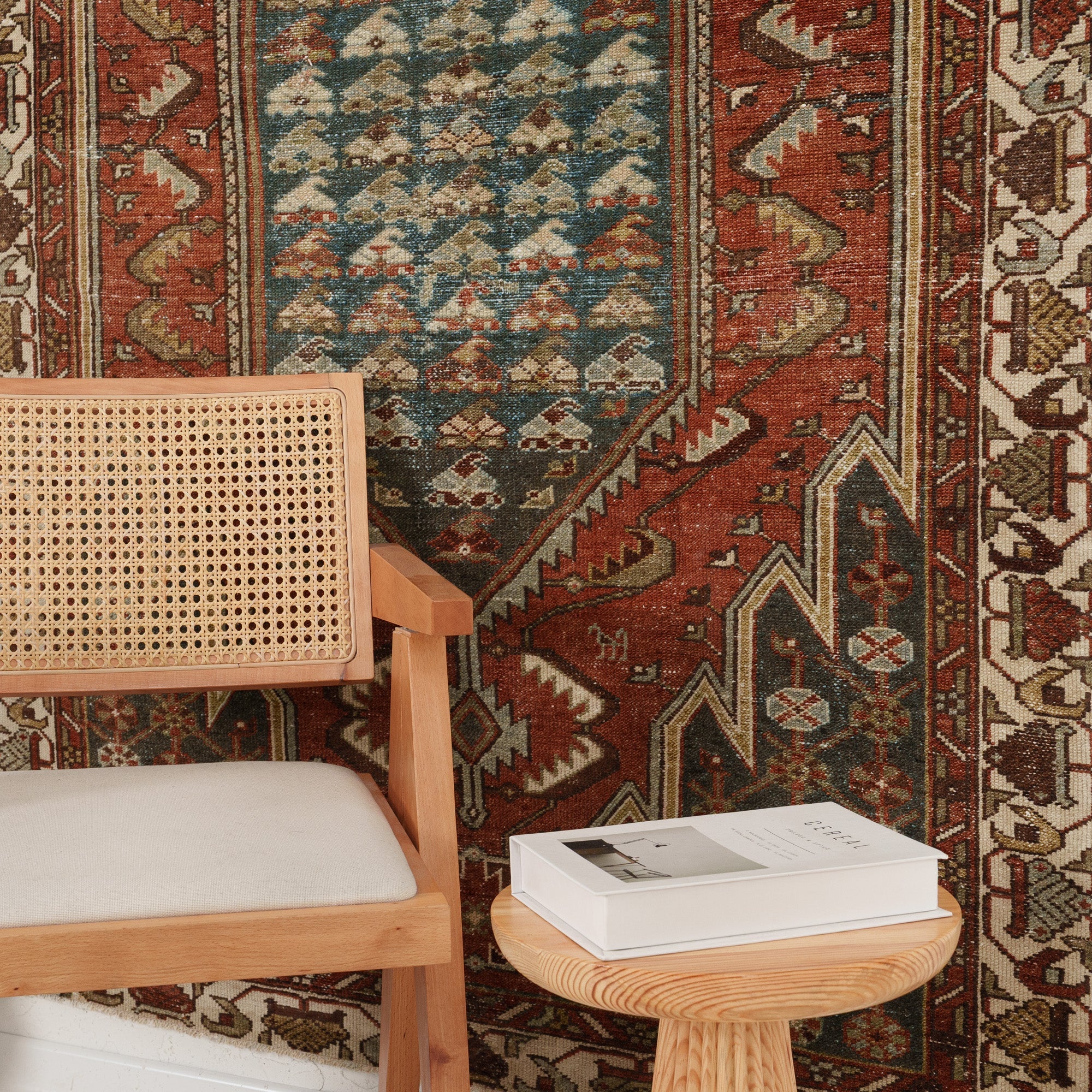Alneda - Vintage Persian Small Rug