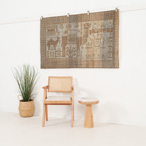 Antiquewashed Beige Area Rug