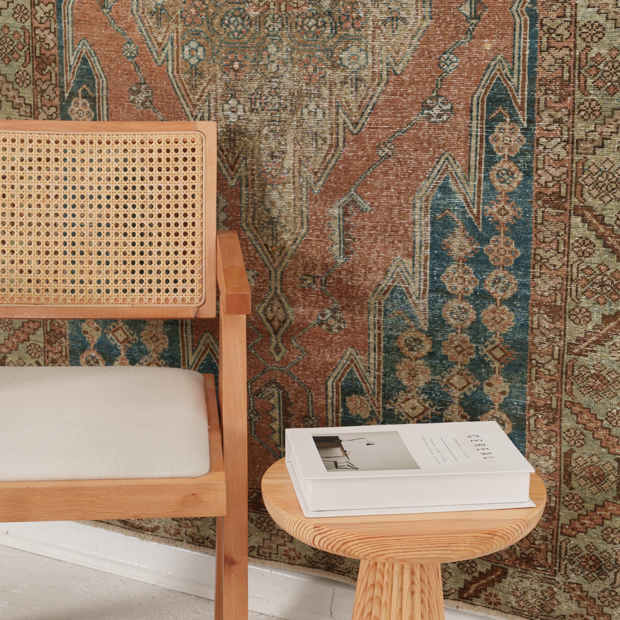 Alfhildr - Vintage Persian Small Rug