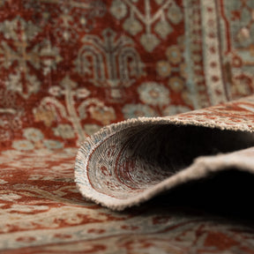 Antiquewashed Red Area Rug