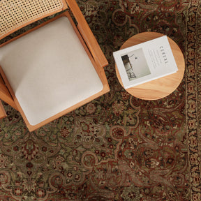Antiquewashed Brown Area Rug