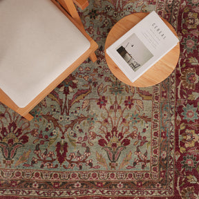 Antiquewashed Beige Area Rug