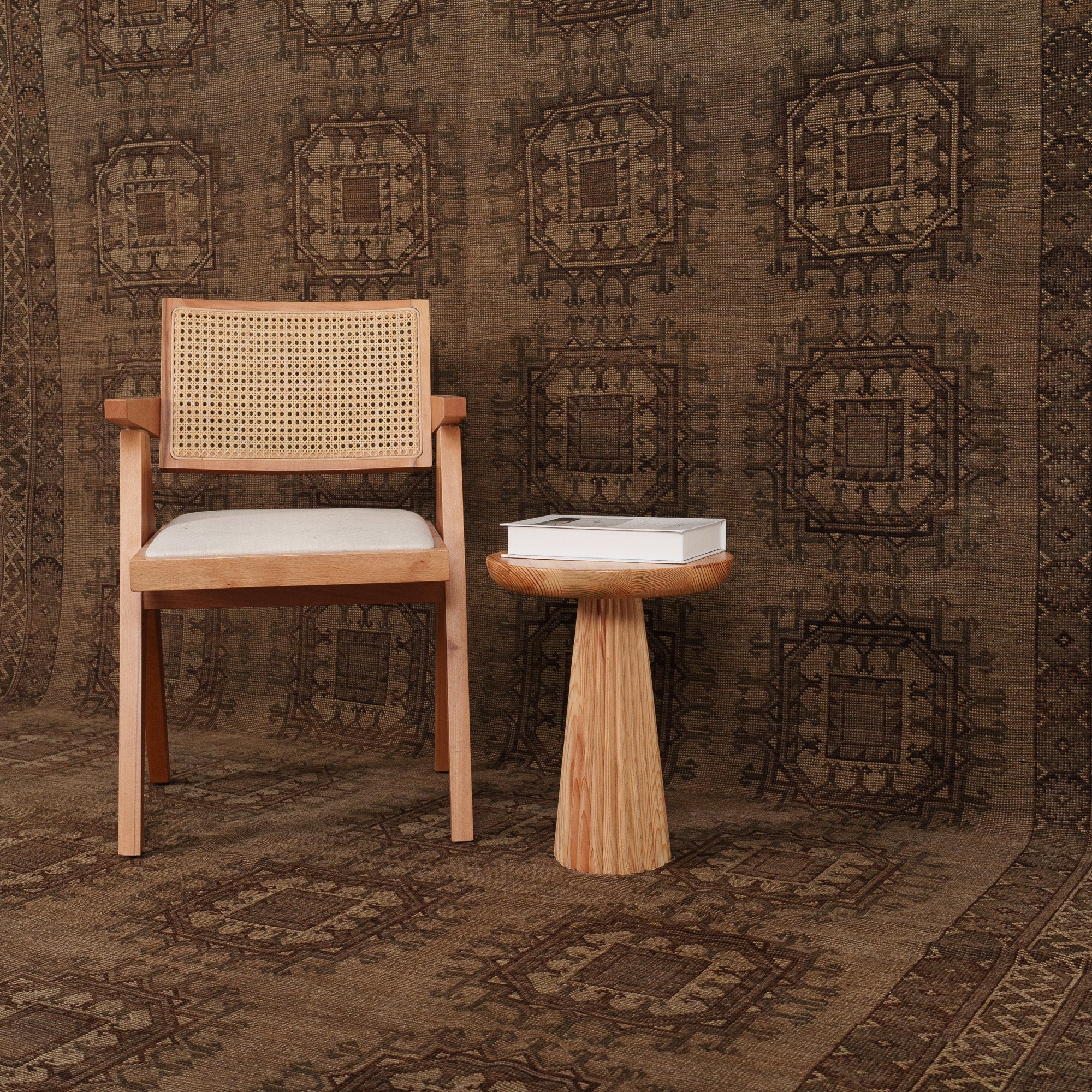 Oriental Brown Area Rug