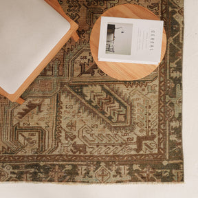 Antiquewashed Beige Area Rug
