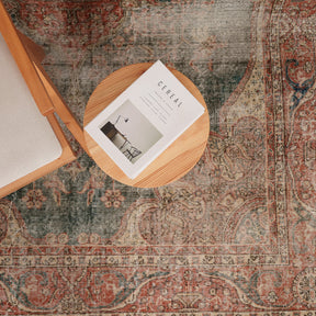 Antiquewashed Gray Area Rug
