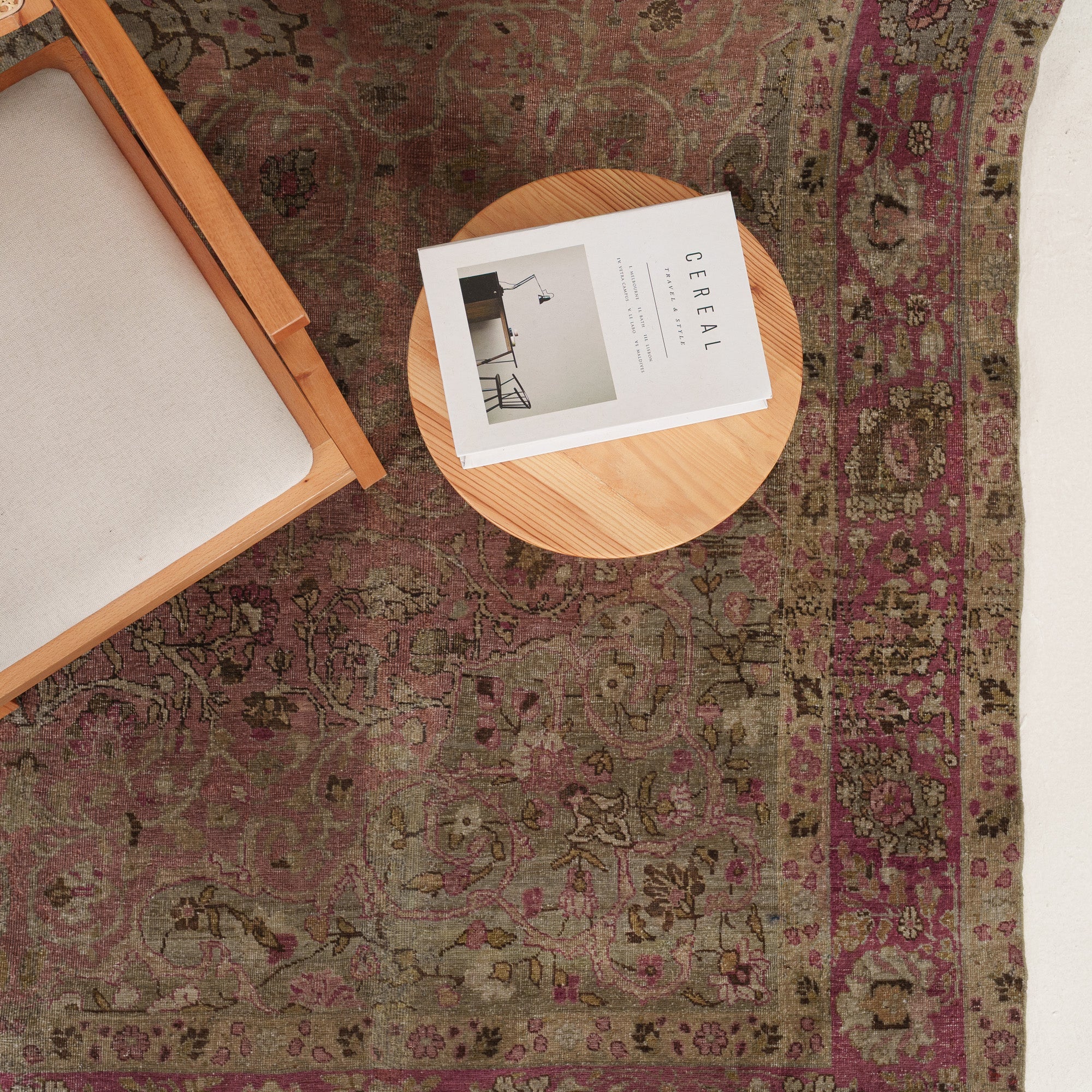 Oriental Pink Area Rug