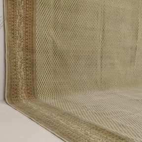 Beige and Brown Area Wool Rug