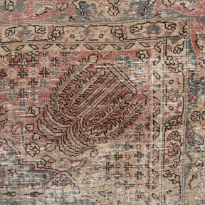 Antiquewashed Blue Area Rug