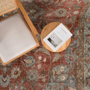 Antiquewashed Red Area Rug