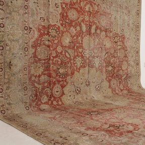 Red and Blue Area Wool Rug