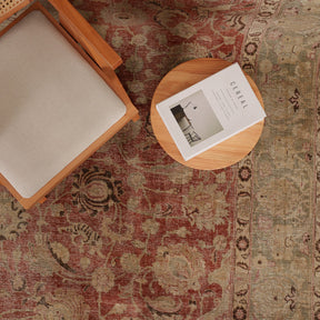Antiquewashed Red Area Rug