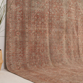 Red and Blue Area Wool Rug