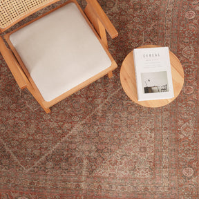 Antiquewashed Red Area Rug