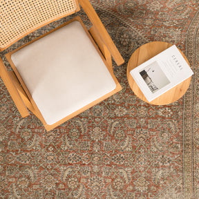 Antiquewashed Red Area Rug
