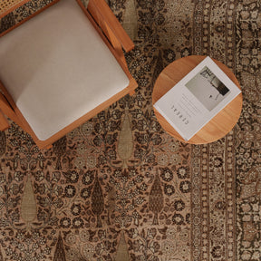 Antiquewashed Beige Area Rug