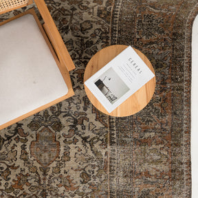 Antiquewashed Beige Area Rug