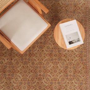 Antiquewashed Beige Area Rug