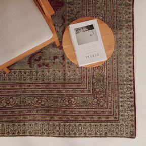 Antiquewashed Pink Area Rug