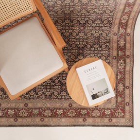 Antiquewashed Brown Area Rug