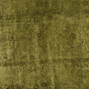 Green and Brown Area Wool Rug